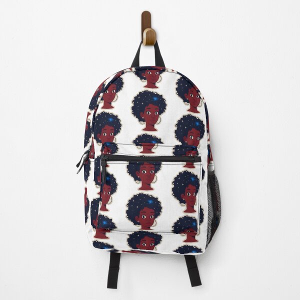 Item preview, Stellar Burst – Black Woman with Blue Galaxy Afro designed and sold by OsasChild.
