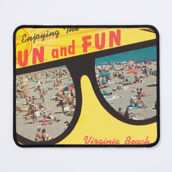 Item preview, Enjoying Virginia Beach Postcard designed and sold by Aesthetic Archive.