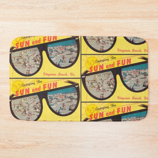 Item preview, Enjoying Virginia Beach Postcard designed and sold by Aesthetic Archive.