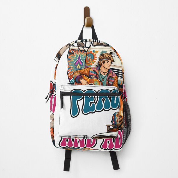 Item preview, Hippie Yippie Peace, Love and Adventure designed and sold by Eiwaprints.