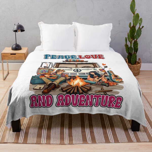 Item preview, Hippie Yippie Peace, Love and Adventure designed and sold by Eiwaprints.
