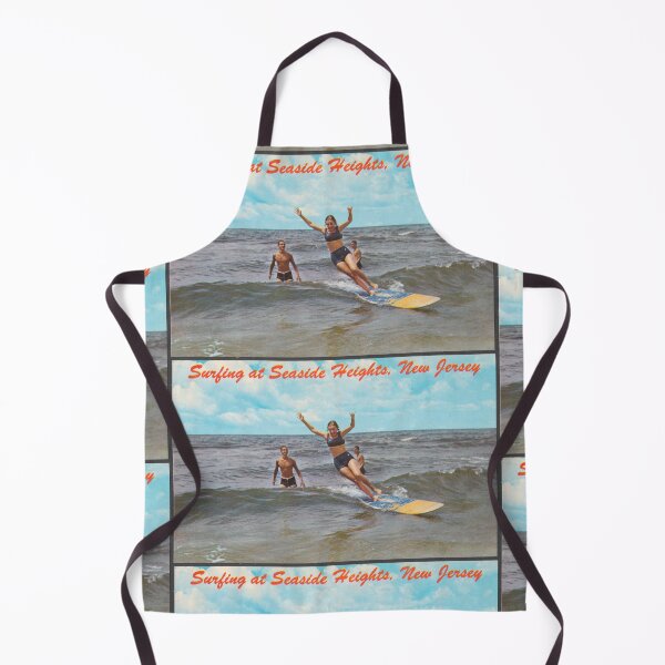 Item preview, Surfing at Seaside Heights Postcard designed and sold by Aesthetic Archive.