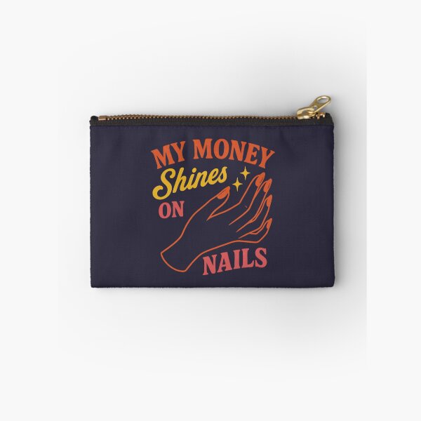 Item preview, My Money Shines on Nails – Retro Nail Art Design designed and sold by Meandmyshop.