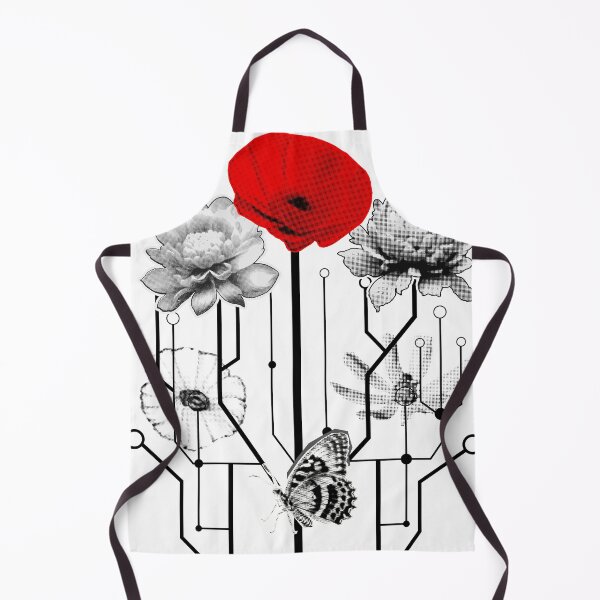 Item preview, Digital Flowers Logic Tree Technology Nature Fusion designed and sold by aubrey-stevens.