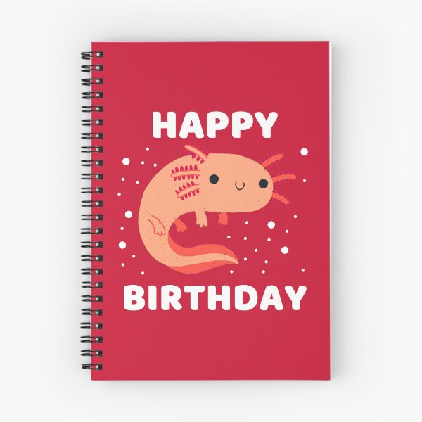 Item preview, HAPPY BIRTHDAY AXOLOTL #5 designed and sold by SalahBlt.