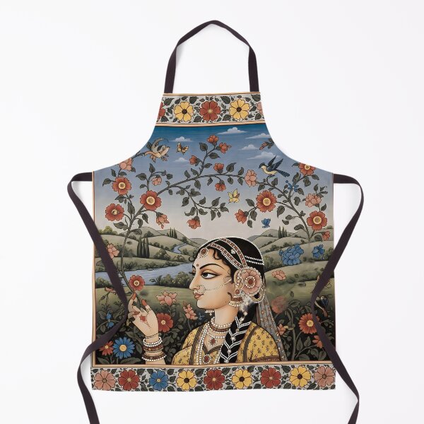 Item preview, Elegant Guler Art Painting with Intricate Floral Motif designed and sold by Haus Of K.