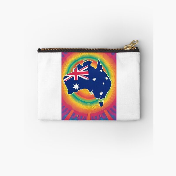 Item preview, Australia Outline in Flag Colors – Unique Map designed and sold by RAKO13.