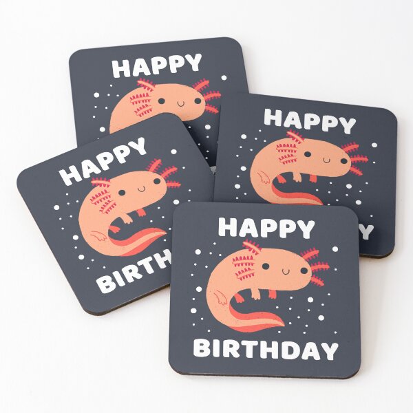 Item preview, HAPPY BIRTHDAY AXOLOTL #7 designed and sold by SalahBlt.