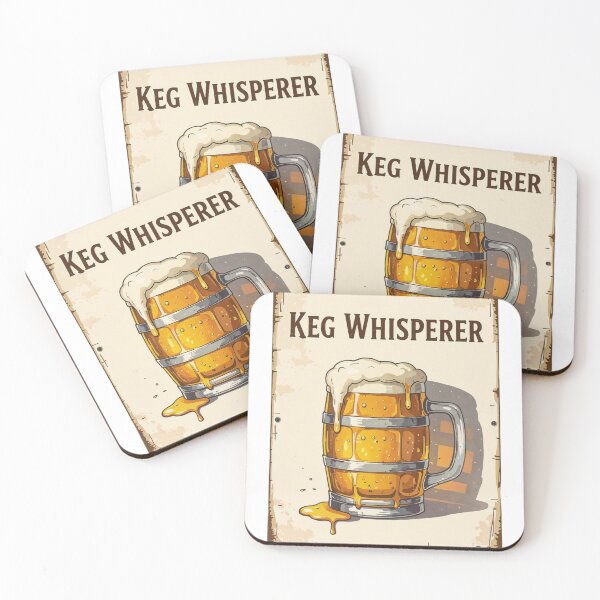 Item preview, Vintage Style Sign Featuring Keg Whisperer Text and Beer Mug designed and sold by Creative88Art.