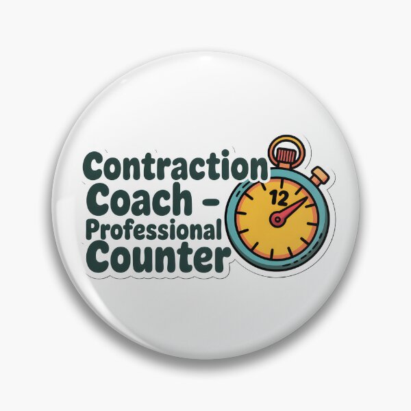 Item preview, Contraction Coach – Professional Counter Funny Labor Nurse Sticker designed and sold by ArtistanForge.