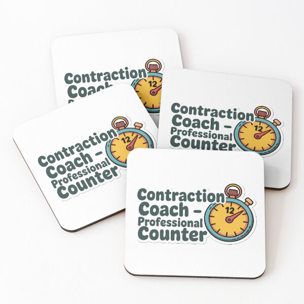 Item preview, Contraction Coach – Professional Counter Funny Labor Nurse Sticker designed and sold by ArtistanForge.