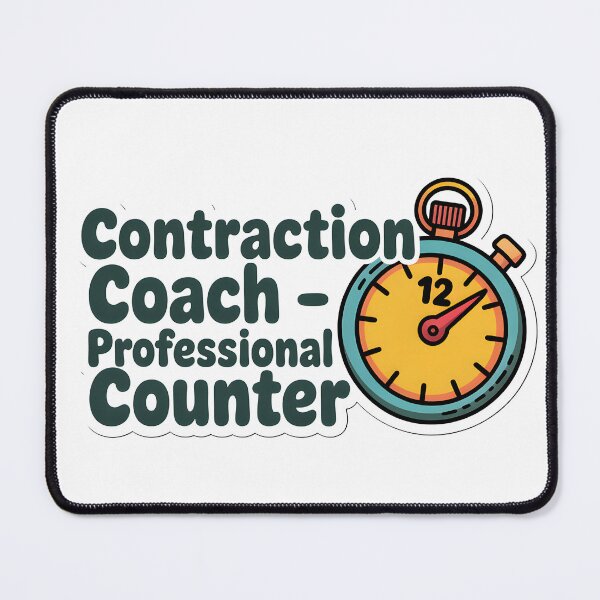 Item preview, Contraction Coach – Professional Counter Funny Labor Nurse Sticker designed and sold by ArtistanForge.
