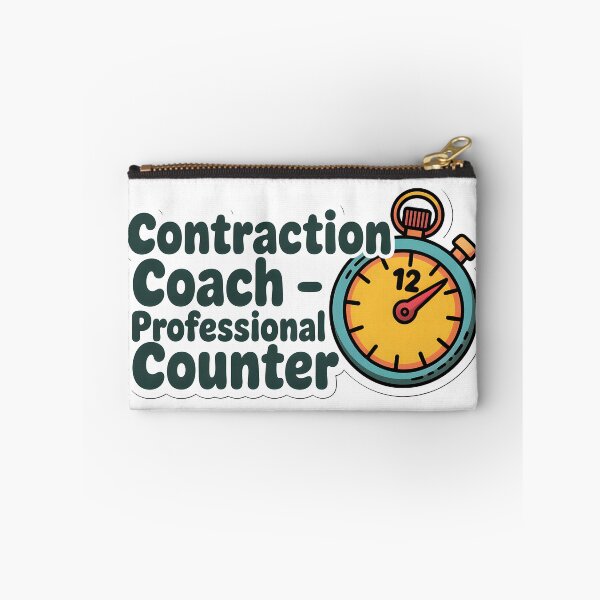 Item preview, Contraction Coach – Professional Counter Funny Labor Nurse Sticker designed and sold by ArtistanForge.