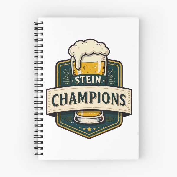 Item preview, Emblem with Beer Stein and Text Stein Champions in Bold Design designed and sold by Creative88Art.