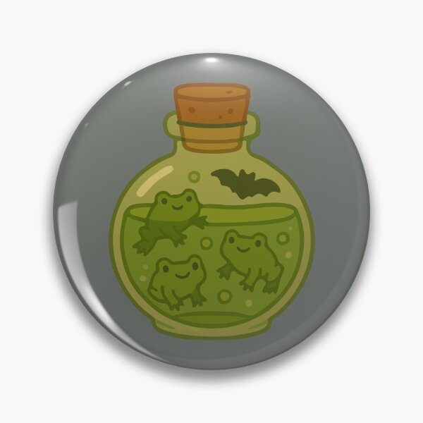 Item preview, Frogs in a Potion Bottle designed and sold by Shannon Barrera.