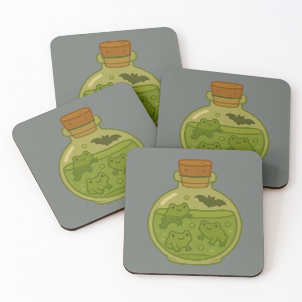 Item preview, Frogs in a Potion Bottle designed and sold by Shannon Barrera.