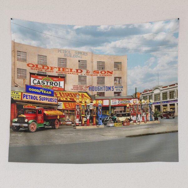 Item preview, Gas Station - Brand loyalty 1930 designed and sold by Mike Savad Photography.