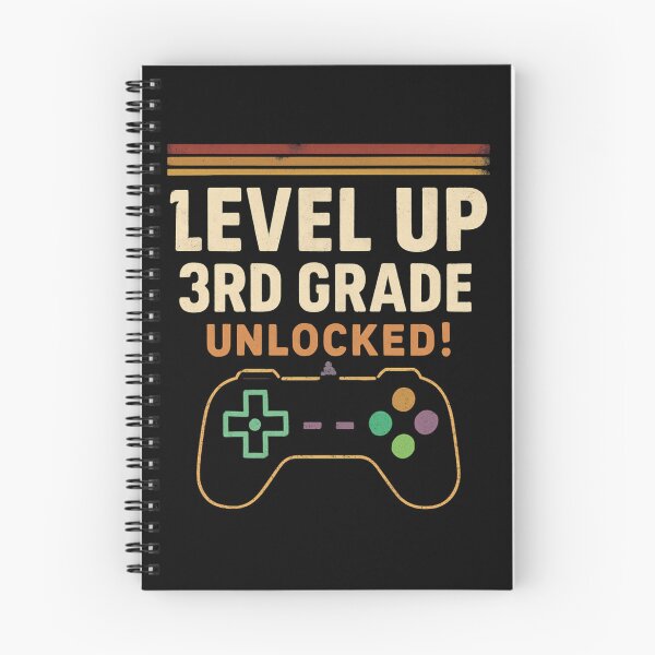 Item preview, LevelUp 3rd Grade Unlocked designed and sold by Style2Vie.