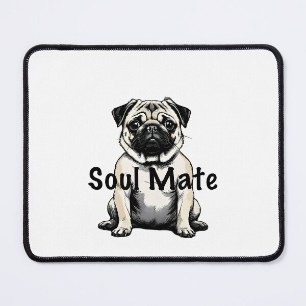 Item preview, Pug soul mate designed and sold by Soulstuff.