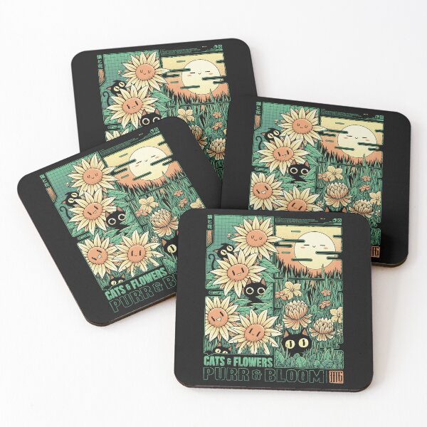 Item preview, Cats & Flowers designed and sold by studiomsix.