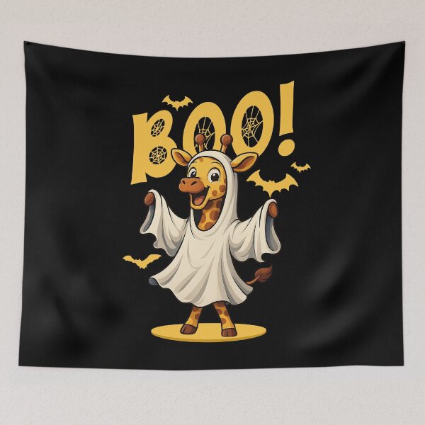 Item preview, Boo Giraffe Halloween designed and sold by Belarte.shop.