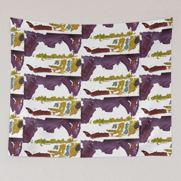 Item preview, Mountain Range Purple Haze designed and sold by Slippery Easel Art House.