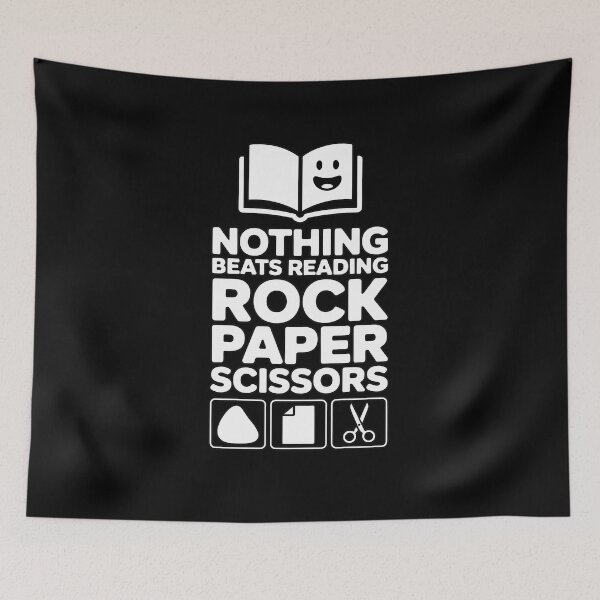 Item preview, Nothing Beats Reading Rock Paper Scissors – Reading Wins Over Games designed and sold by Stock4U.