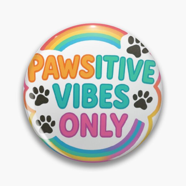 Item preview, Pawsitive Vibes Only Shirt | Cute Funny Pet Lover T-Shirt | Colorful Dog & Cat Paw Print Tee designed and sold by Crissy's Custom Designs | Apparel & Gifts.
