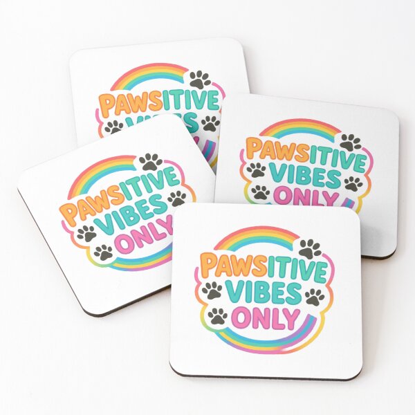 Item preview, Pawsitive Vibes Only Shirt | Cute Funny Pet Lover T-Shirt | Colorful Dog & Cat Paw Print Tee designed and sold by Crissy's Custom Designs | Apparel & Gifts.