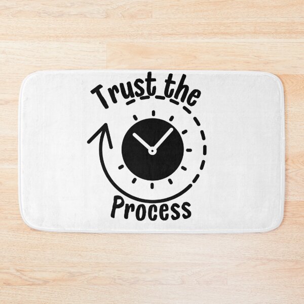 Item preview, TRUST THE PROCESS MOTIVATIONAL TYPOGRAPHY DESIGN designed and sold by CholarCrafts.