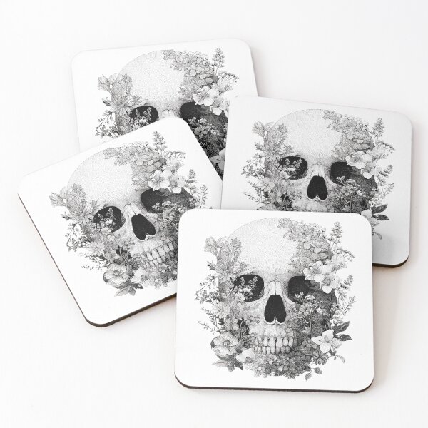 Item preview, Floral Skull designed and sold by LameraStudio.