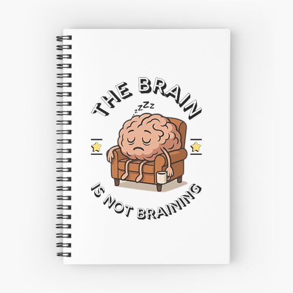 Item preview, Sarcastic Sleepy Brain with Coffee – The Brain Is Not Braining | Relatable Funny designed and sold by Cree8if.