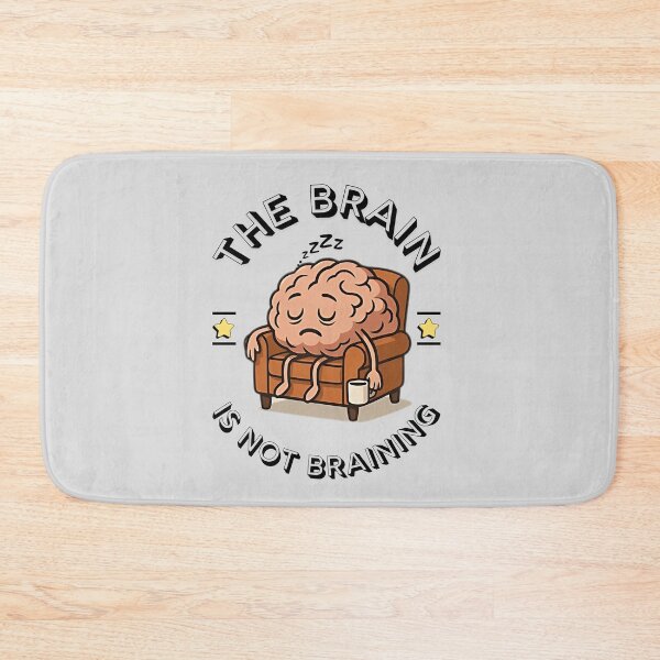 Item preview, Sarcastic Sleepy Brain with Coffee – The Brain Is Not Braining | Relatable Funny designed and sold by Cree8if.