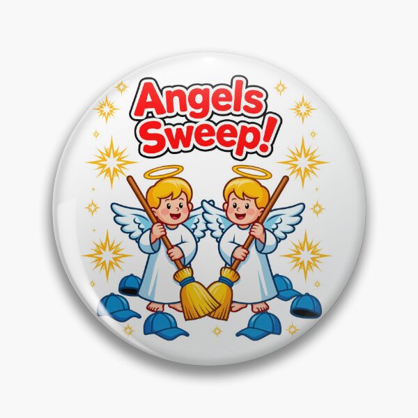 Item preview, Angels Sweep Meme Cartoon Funny Baseball Design designed and sold by YourDreamyDesign.