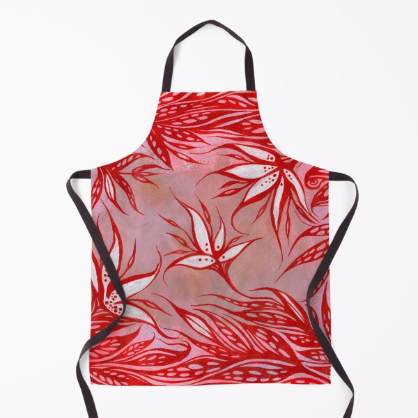 Item preview, Red coral flowers designed and sold by Olirina.