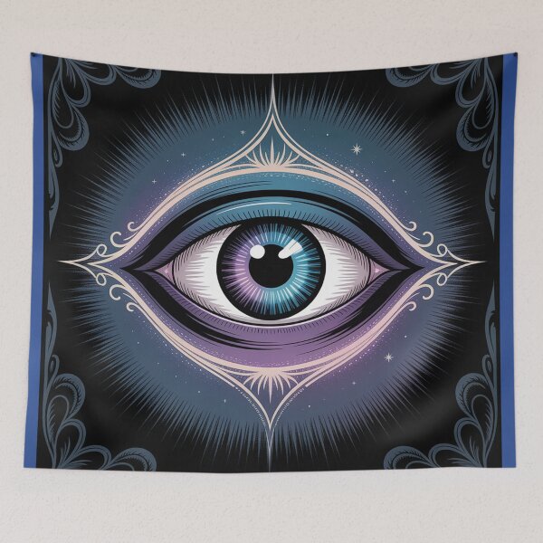 Item preview, all-seeing eye in a hypnotic style.  designed and sold by Lilashakti ⭐️ ⭐️ ⭐️ ⭐️ ⭐️.