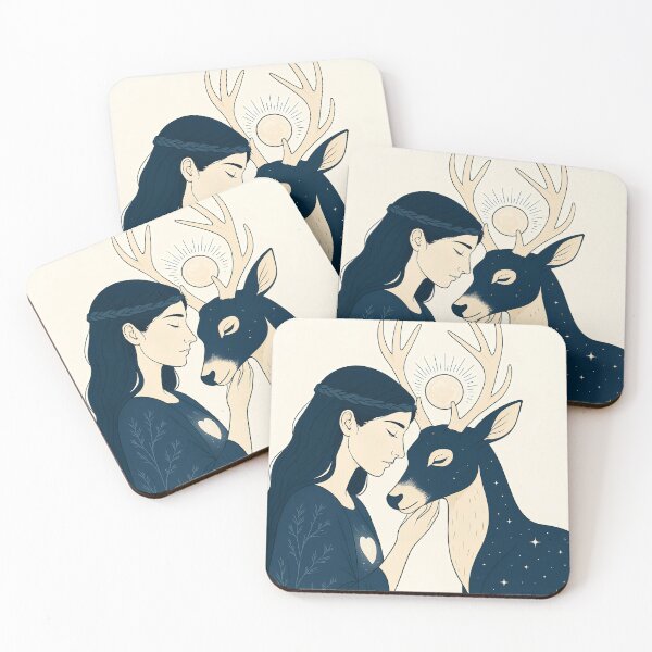 Item preview, Woman with Deer designed and sold by anyabvkv.