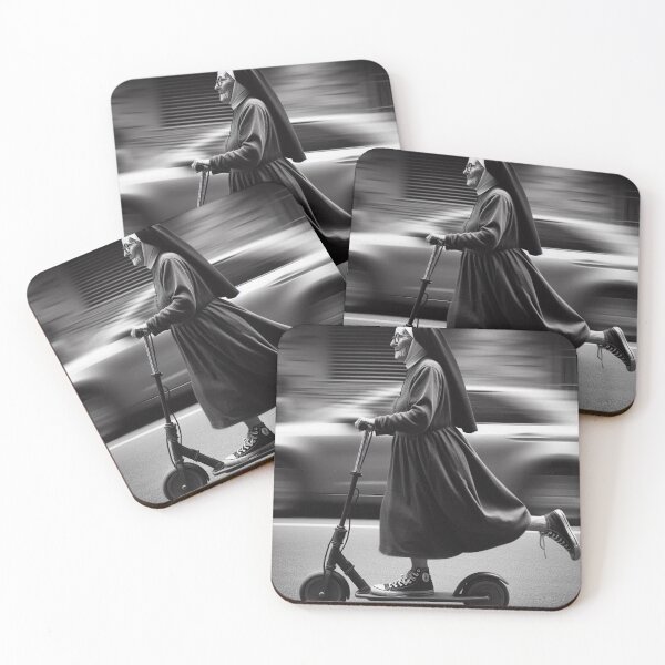 Item preview, "Scootiful Savior: Nun-Stop to Redemption!" designed and sold by Print Fiction.