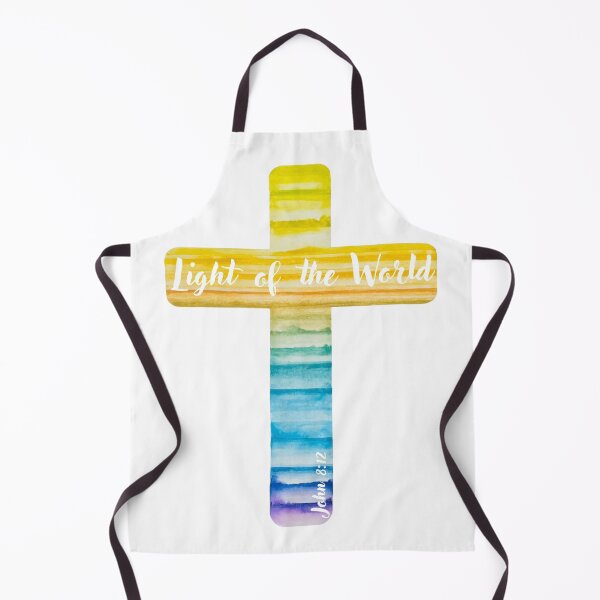 Item preview, Light of the World Christian Cross Watercolor Art designed and sold by ErynRoseDesign.