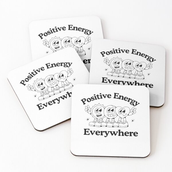 Item preview, POSITIVE ENERGY EVERYWHERE MOTIVATIONAL TYPOGRAPHY DESIGN designed and sold by CholarCrafts.