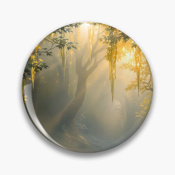 Item preview, Enchanted Forest Path with Golden Light designed and sold by eyeconart.