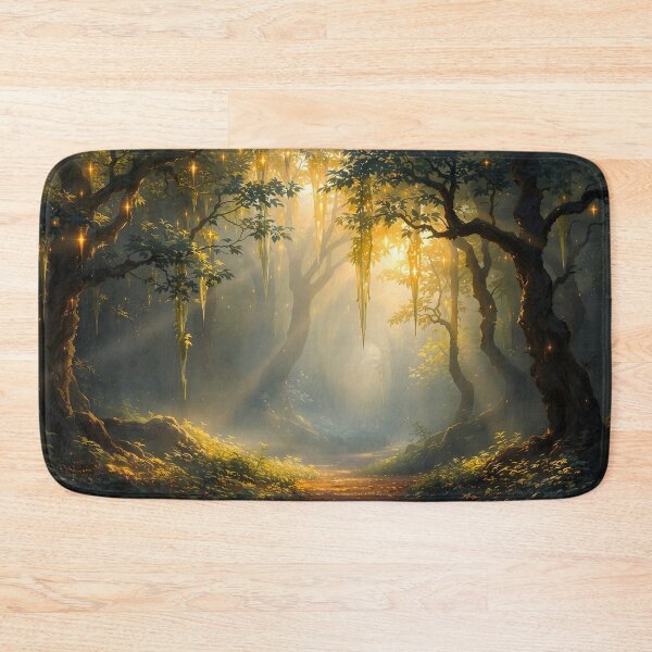 Item preview, Enchanted Forest Path with Golden Light designed and sold by eyeconart.