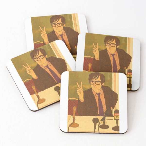 Item preview, Jarvis Cocker Moonie Press Brit awards illustration designed and sold by April Showers.