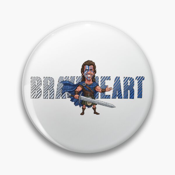 Item preview, Funny caricature of Mel Gibson as Braveheart designed and sold by vectorlove.