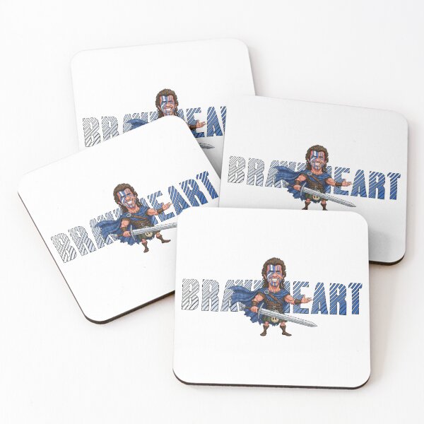 Item preview, Funny caricature of Mel Gibson as Braveheart designed and sold by vectorlove.
