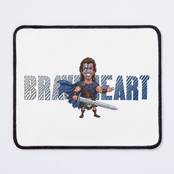 Item preview, Funny caricature of Mel Gibson as Braveheart designed and sold by vectorlove.