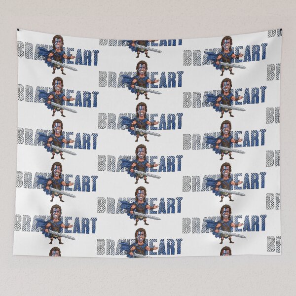 Item preview, Funny caricature of Mel Gibson as Braveheart designed and sold by vectorlove.