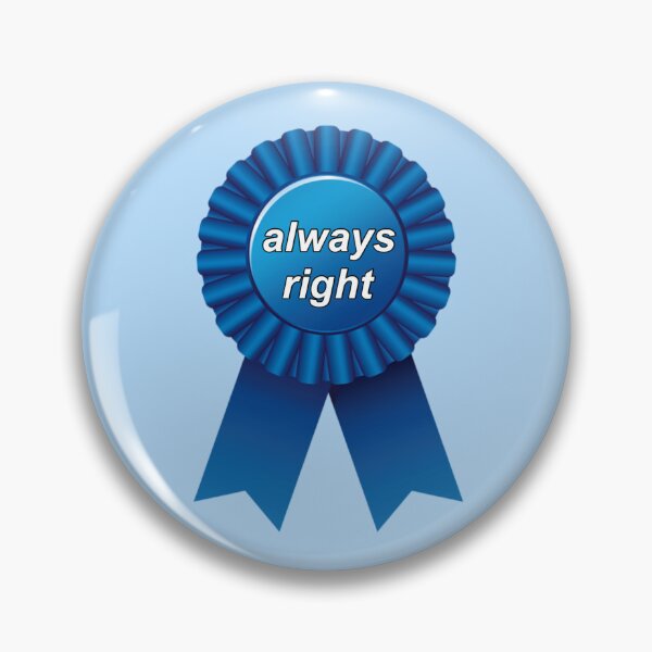 Item preview, Always right ribbon designed and sold by HotspotDesigns.