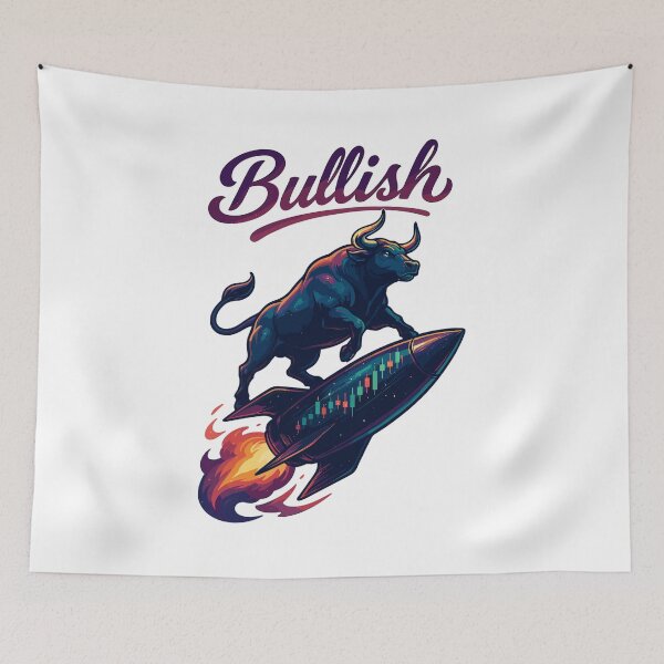 Item preview, Stocks Bull Chart Profit Rocket Gift designed and sold by Pineapple-Tree.