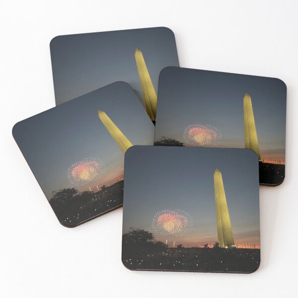 Item preview, Washington Monument at Night | Fireworks Celebration designed and sold by Miniidesigns.